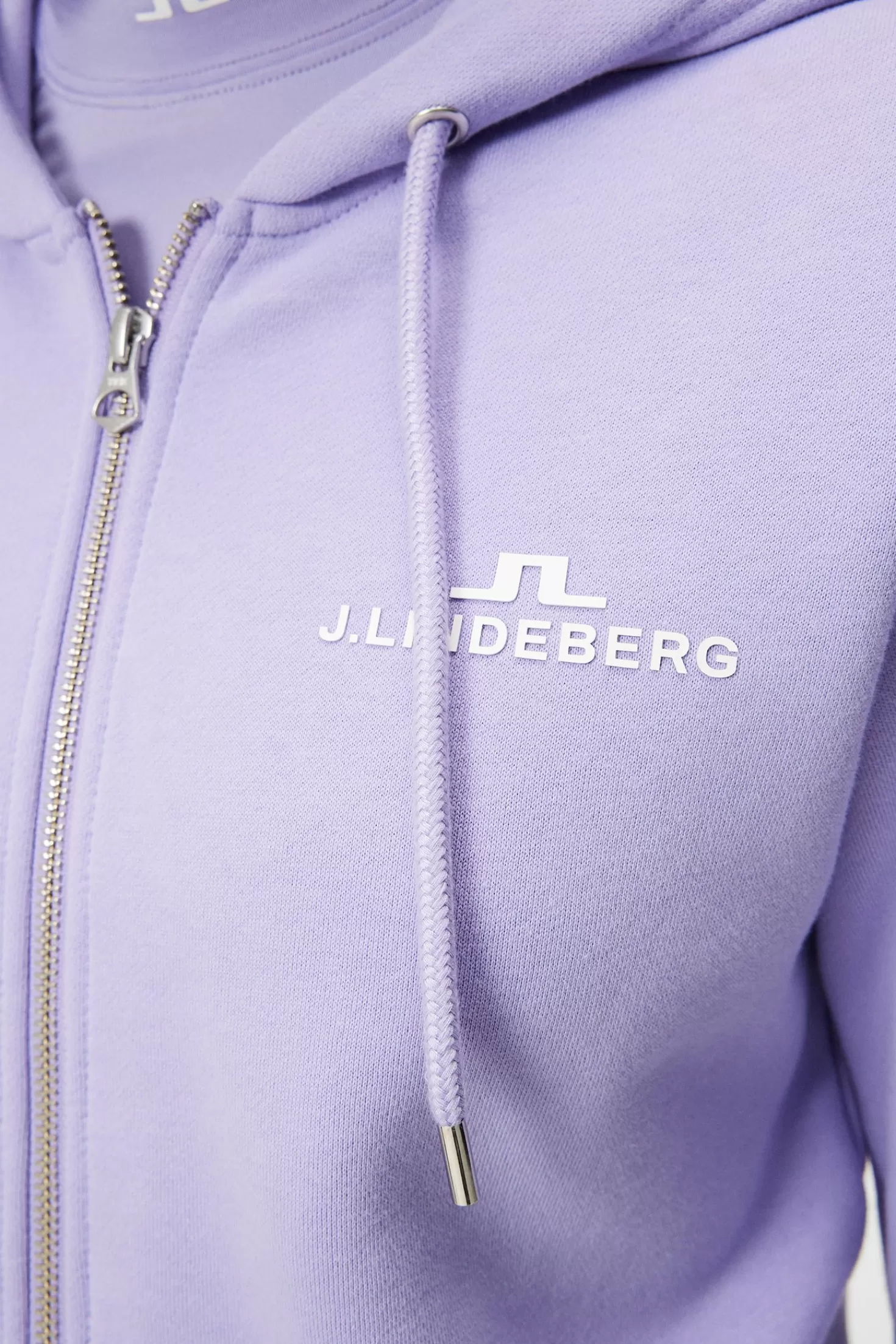J.Lindeberg Cappuccio Zip Alpha W - Felpa con Zip Premium a Prezzo Accessibile