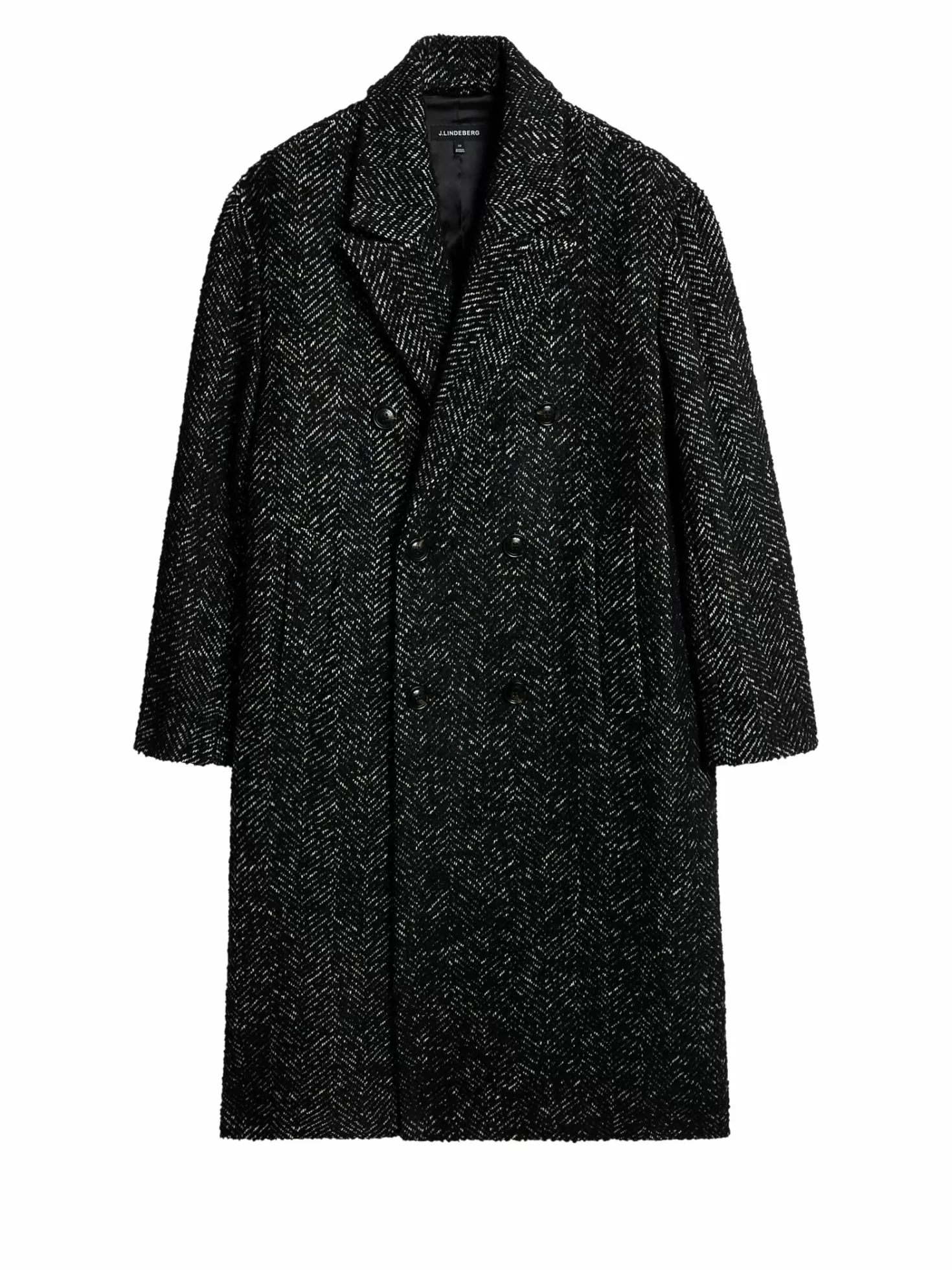 Giacca Uomo Willy Spina di Pesce - Cappotto Elegante J.Lindeberg con Design Moderno - Tessuto Premium Autunno/Inverno 2023 - Stile Urbano Raffinato