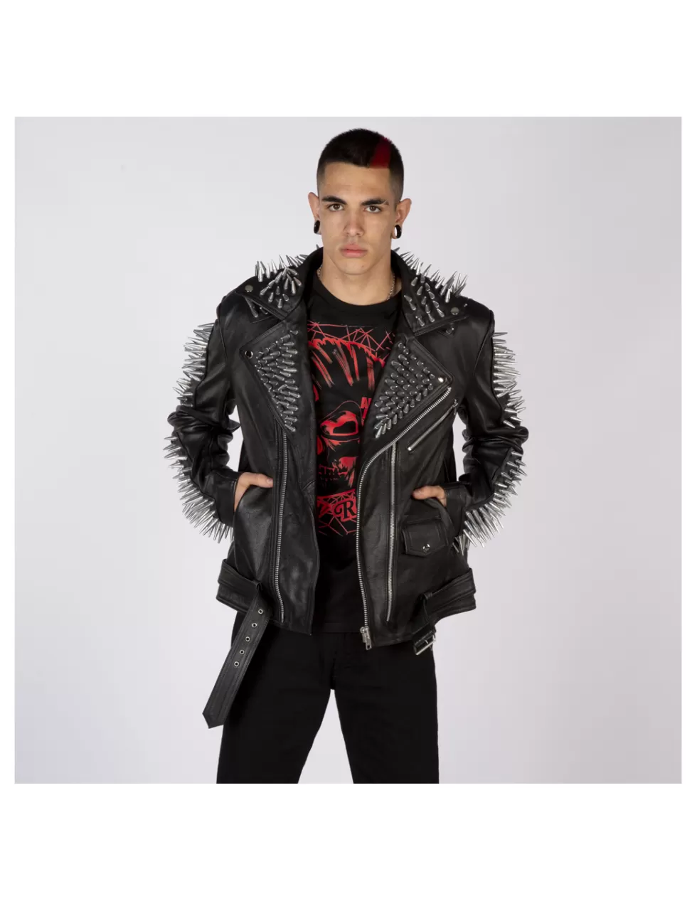 Giubbotto New Rock Modello W-NRLMJ071/S1 - Design Robustezza e Stile Urbano per Donna