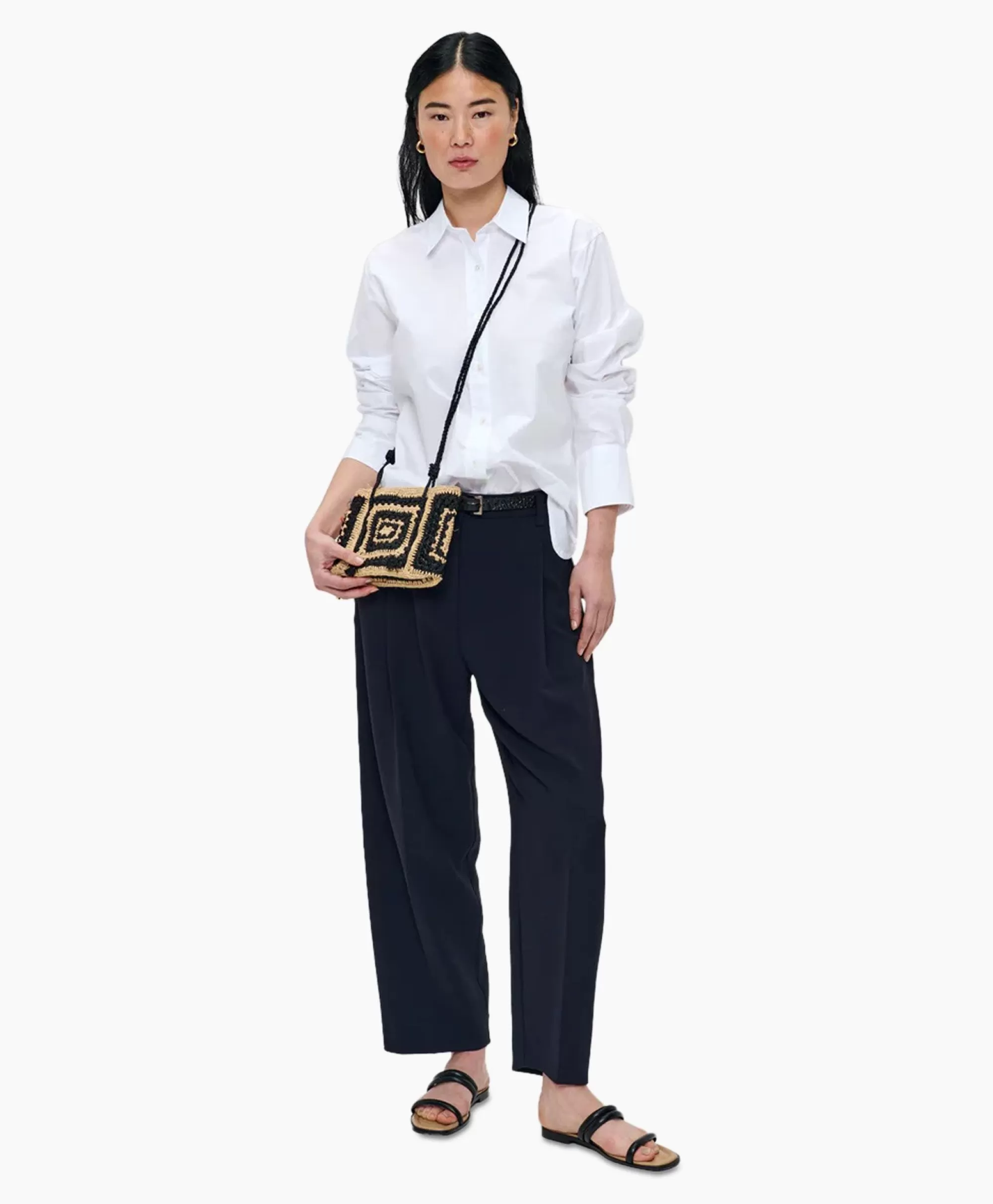 Camicia Oversize Zenggi in Tonalità Neutre - Taglio Comoda e Allentata per Look Casual con Stilistica Boyfriend